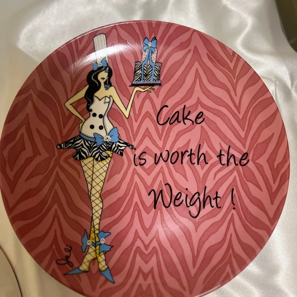 Chic Party Plates Set - Black, Yellow, Pink, Orange